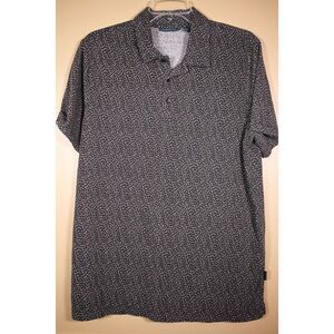 Vintage Perry Ellis TV Static Polo - Men's Large